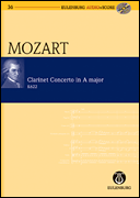 Clarinet Concerto in A Major, K. 622 Study Scores sheet music cover